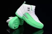 chaussures air jordan xii 12 confortable et elegant flight wings vert